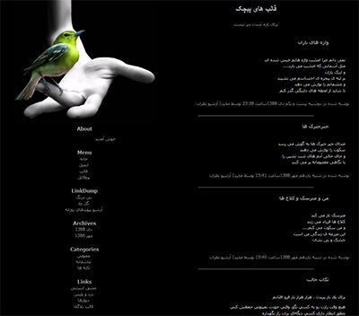 قالب وبلاگ جدید