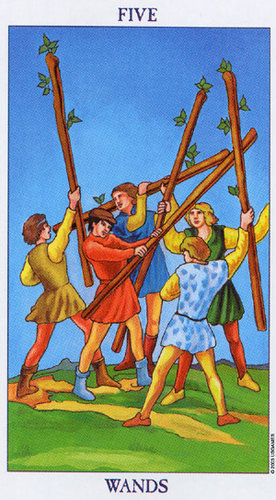 Five of Wands